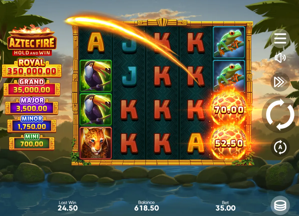 Aztec Fire: Hold and Win