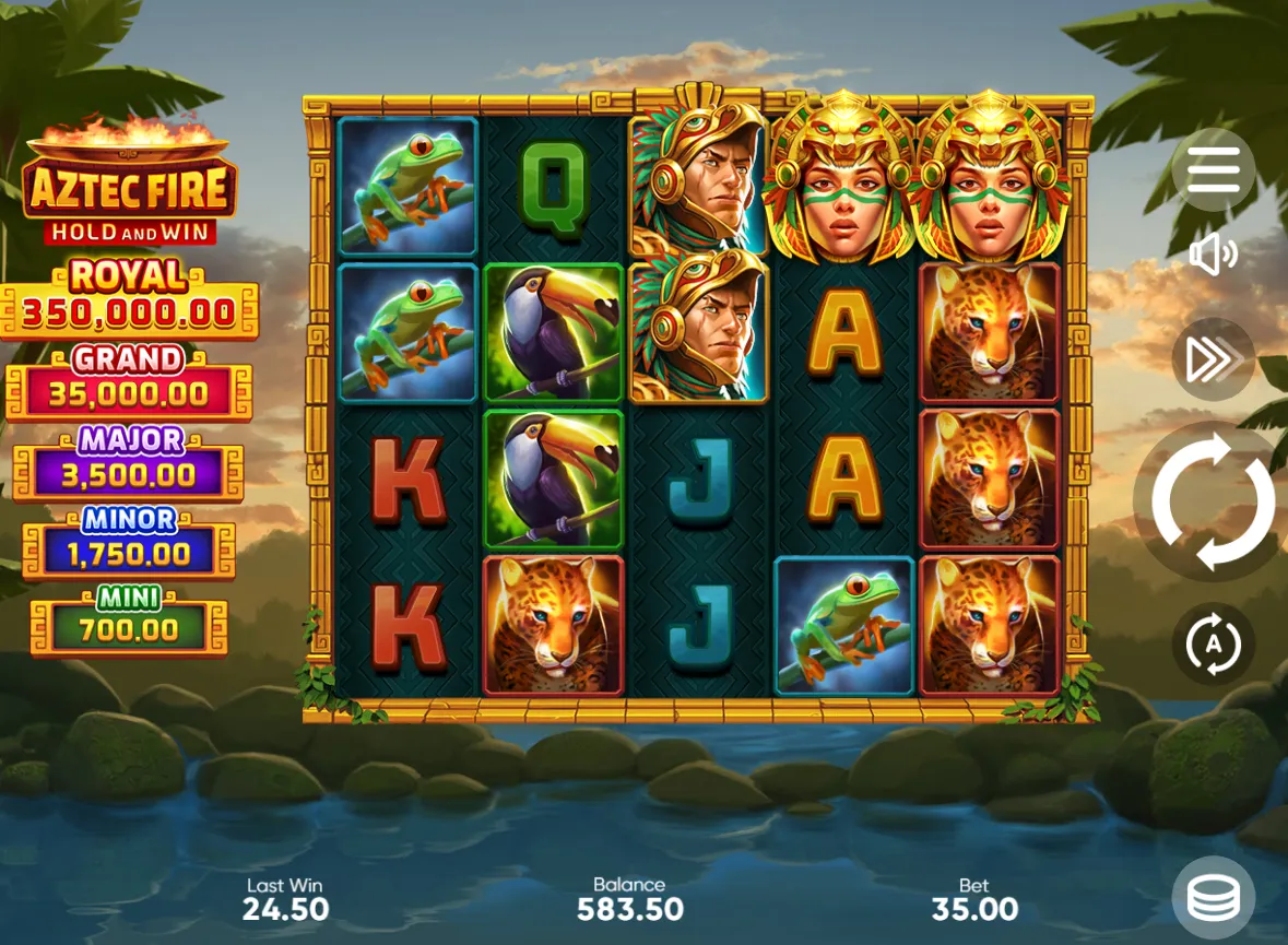 Aztec Fire: Hold and Win Slot